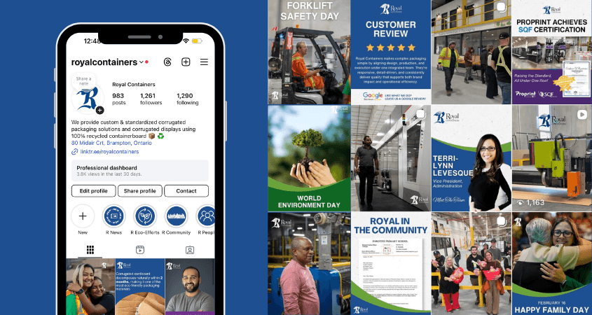 RCL Social Media Presence | TSquared Marketing | Toronto, Ontario, Canada